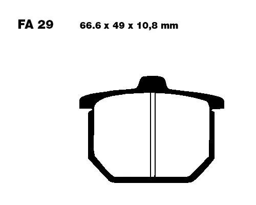 Ebc-fa29 (fa29 / 30 / 31 Sind Identisch) (=11,10,9mm)