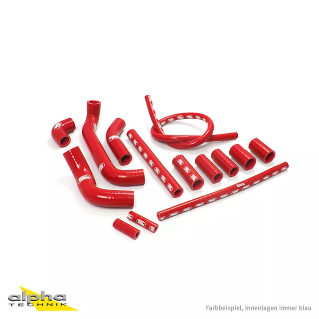 SAMCO SPORT Siliconschlauch Kit 1 in rot für Bimota SB6 ab Modelljahr 1996-