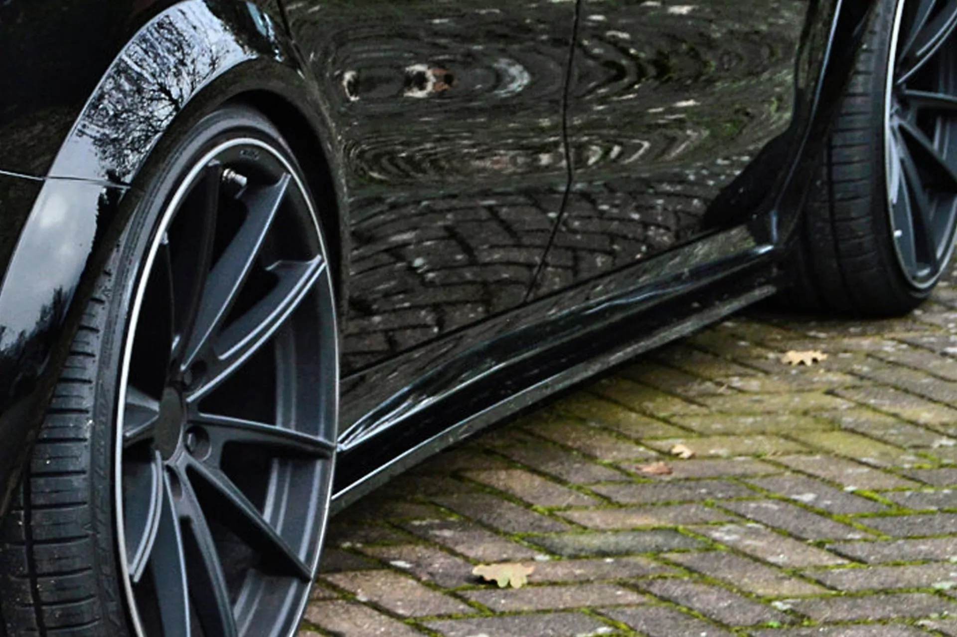 Seitenschweller im Cup Look für Mercedes mit AMG Line Packet + CLA45 AMG , C176, 245G