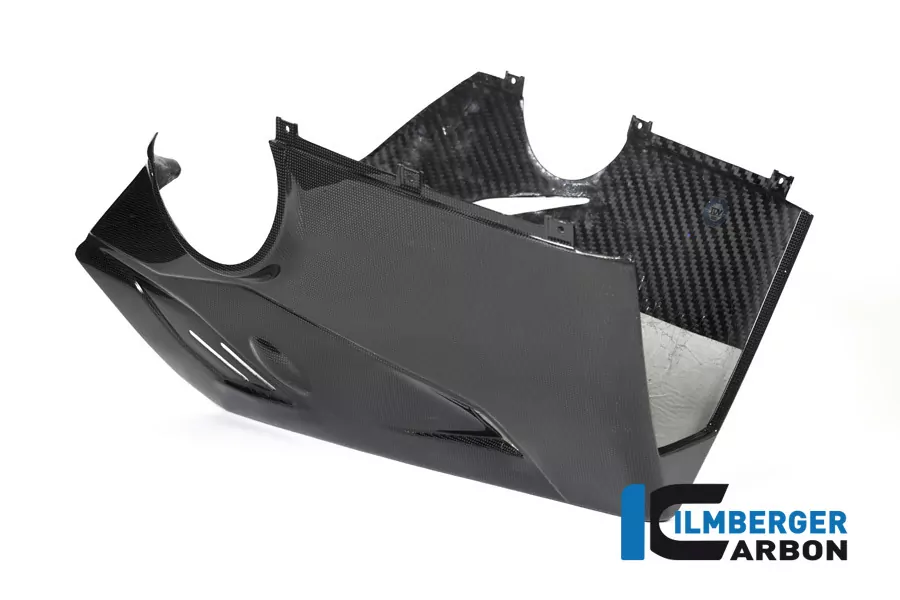 Ilmberger Carbon Verkleidungsunterteil für Akrapovic Slip On Auspuff für Ducati Panigale V4 / V4S ab 2018