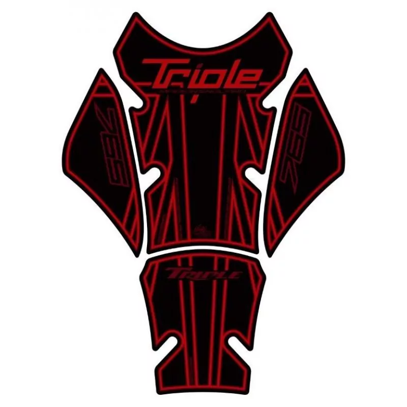 Motografix Triumph Street Triple 765 3D Gel Tank Pad Protector TT032RK