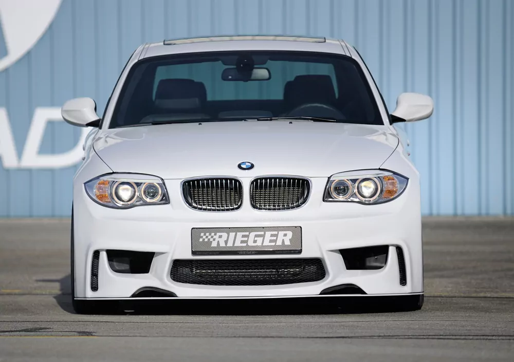 Rieger Spoilerstoßstange für BMW 1er E81  (187/1K2/1K4) - Lim. 09.04-08.11 carbon optik