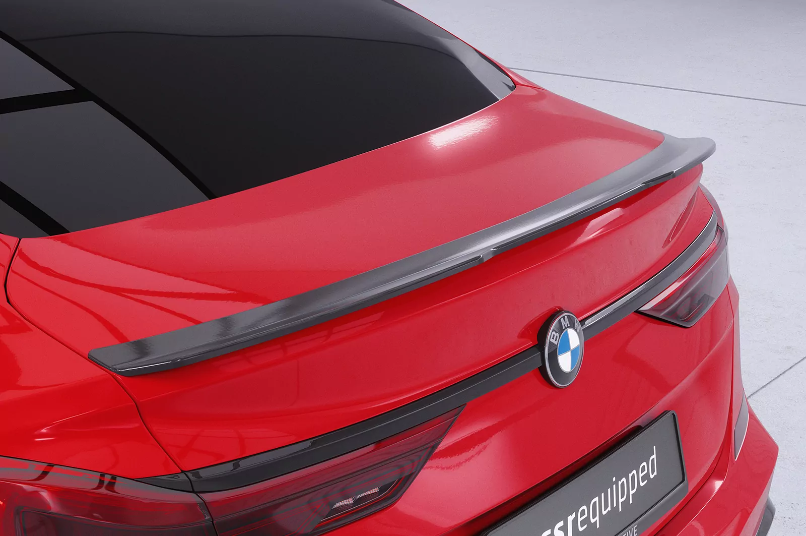 Heckflügel mit ABE für BMW 2er (F44) Gran Coupe HF870 Schwarz Strukturiert