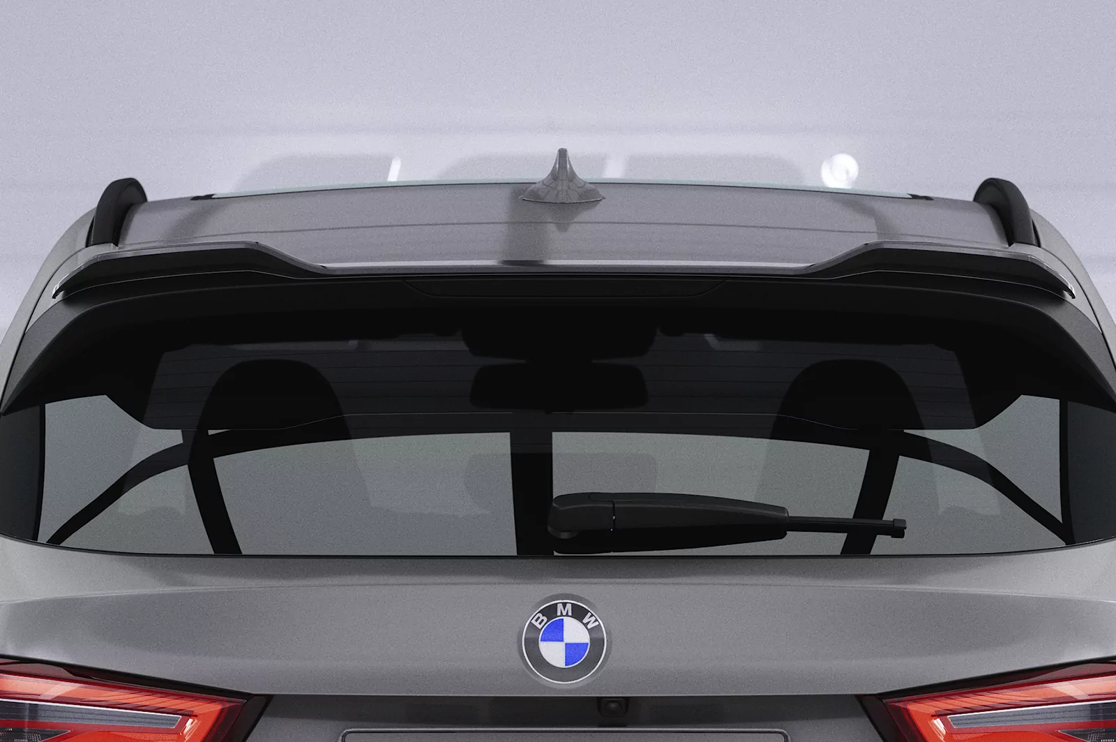 Heckflügel mit ABE für BMW X3 G01/ iX3 G08 HF854 Schwarz Strukturiert