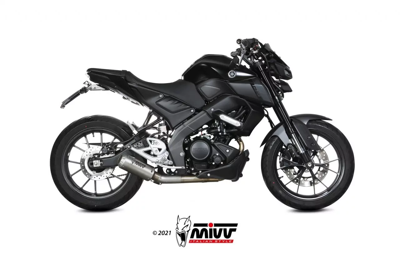 MIVV MK3 Edelstahl YAMAHA MT 125 21-23 - YZF-R 125 19-23