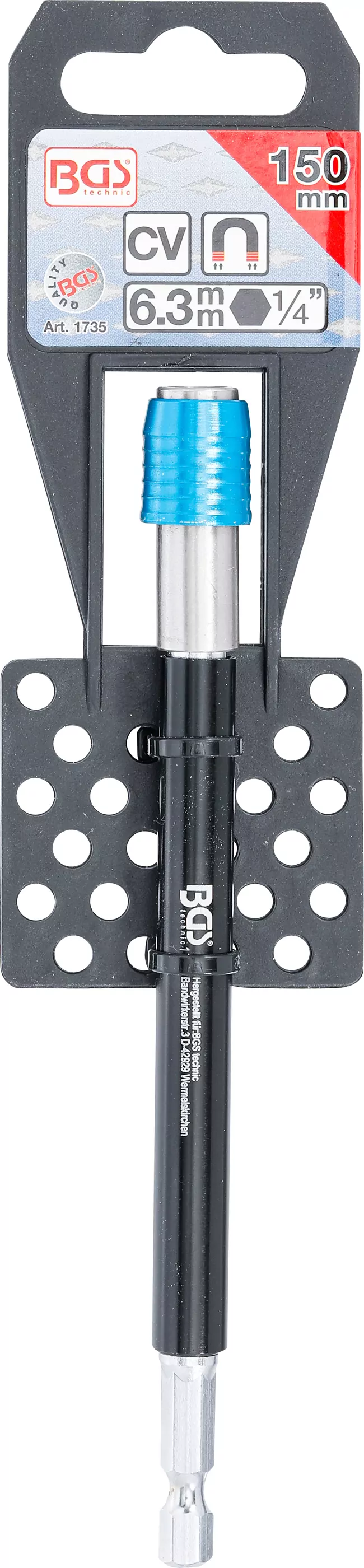 Automatischer Bithalter | Abtrieb Innensechskant 6,3 mm (1/4") | 150 mm