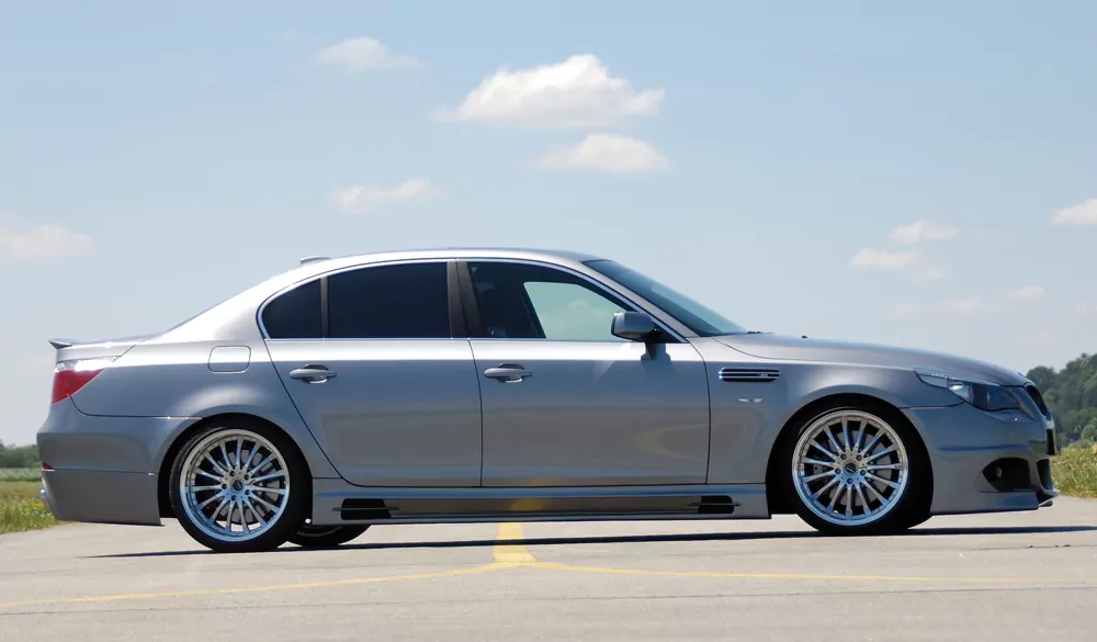 Rieger Seitenschweller für BMW 5er E61 - Touring -08 (bis Facelift) carbon optik