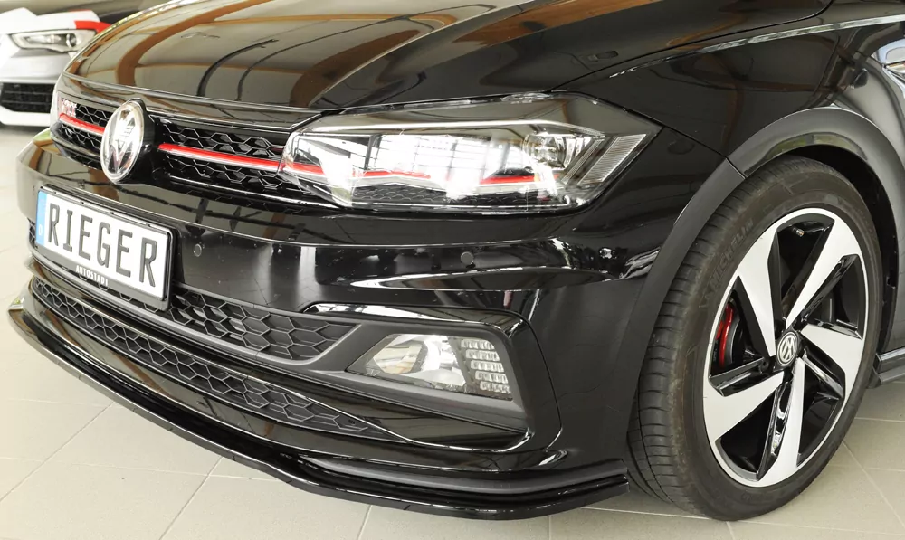 Rieger Spoilerschwert für VW Polo (AW) GTI | 5-tür. 06.17- für orig. GTI-/R-Line Frontschürze
