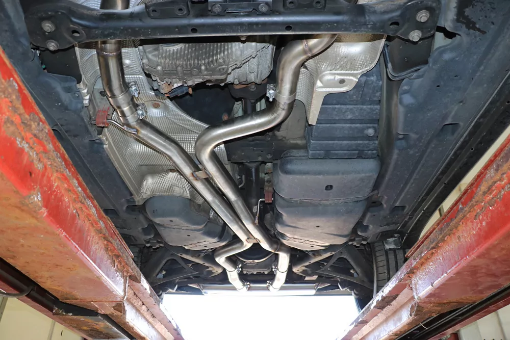 Porsche Cayenne  Verbindungsrohr ESD/ Kat