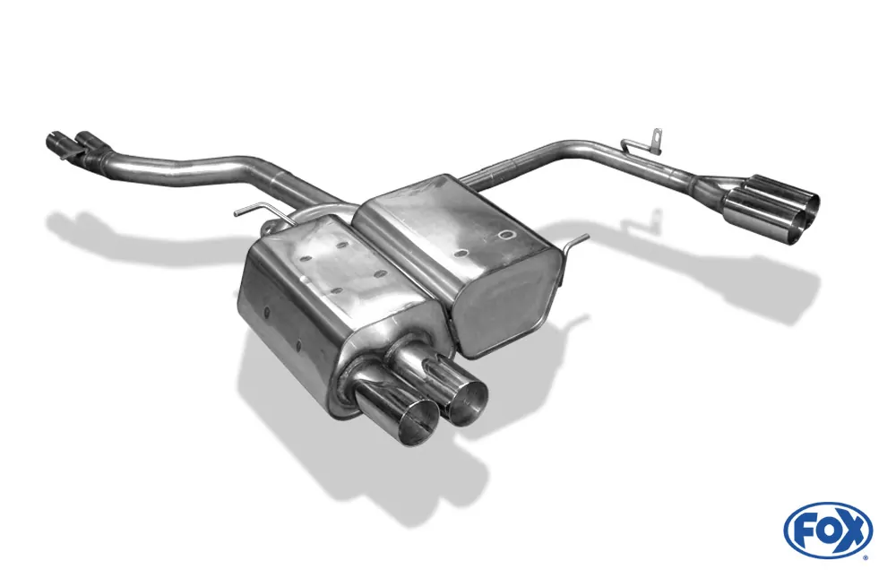 BMW Z4 E85  Endschalldämpfer Ausgang rechts/links inkl. Y-Verbindungsrohr 2x50mm - 2x76 Typ 10  rechts/links