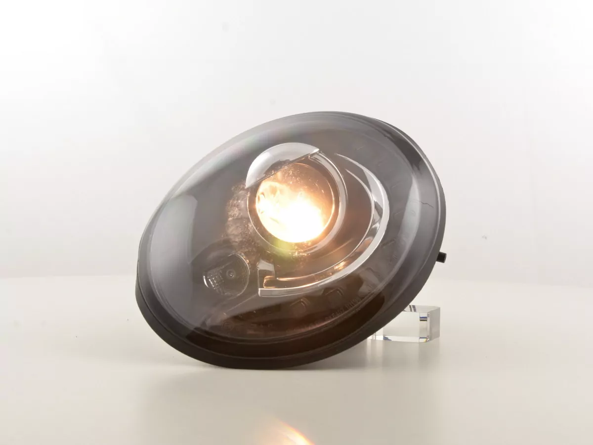 Scheinwerfer Set Daylight LED TFL-Optik VW New Beetle 9C Bj. 98-05 schwarz