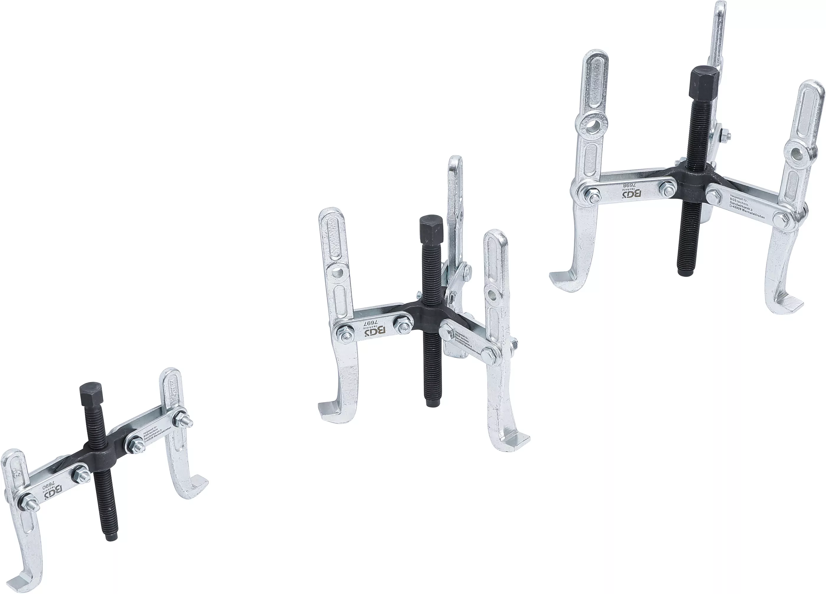 Abzieher-Satz, 2-/3-armig | 100 / 120 / 150 mm | 3-tlg.