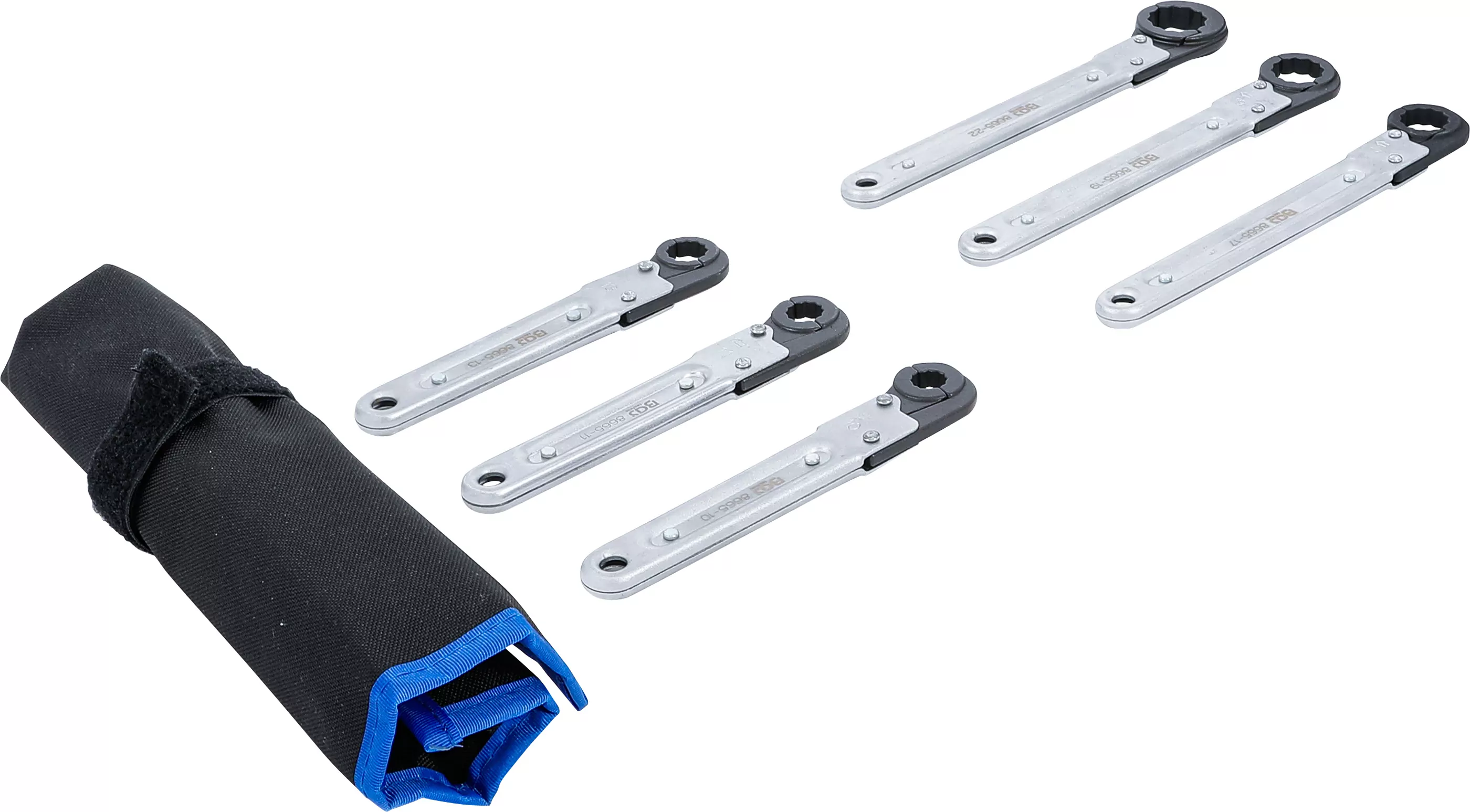 Leitungs-Ratschenschlüssel-Satz | 6-tlg.