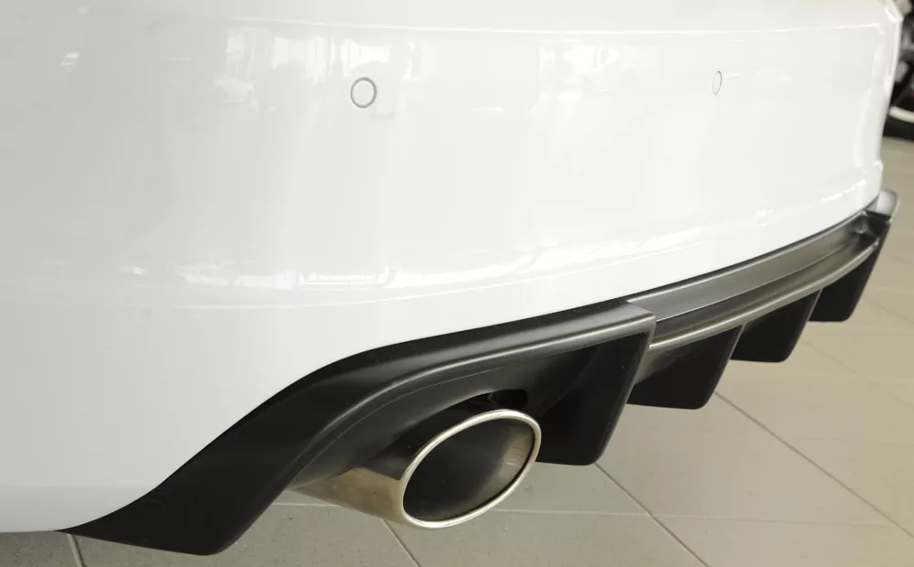 Rieger Heckeinsatz für Audi A3 (8V) - 5-tür. (Sportback 8VA) 07.12-08.16 (bis Facelift) carbon optik