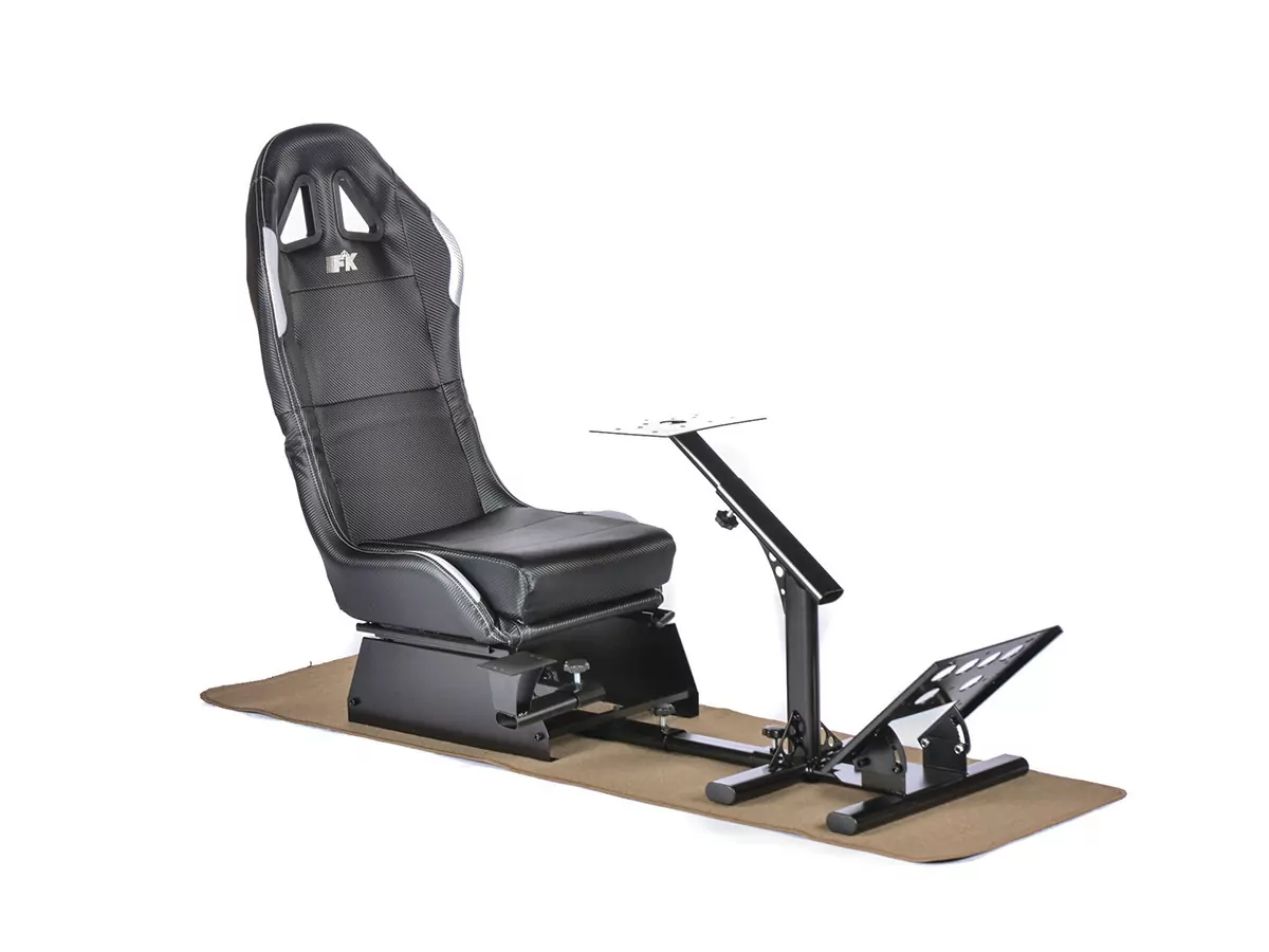 FK Schutzmatte Teppich beige für Rennsimulator Gamesitze