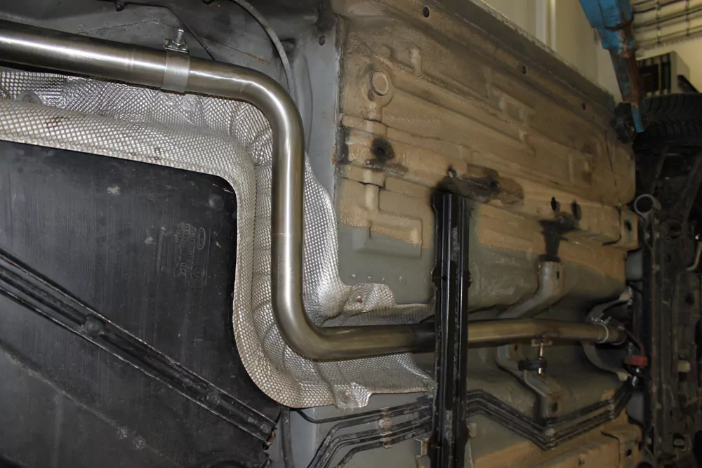 Ford Fiesta VI  Endschalldämpfer inkl. Verbindungsrohr zum Kat - 1x90 Typ 14