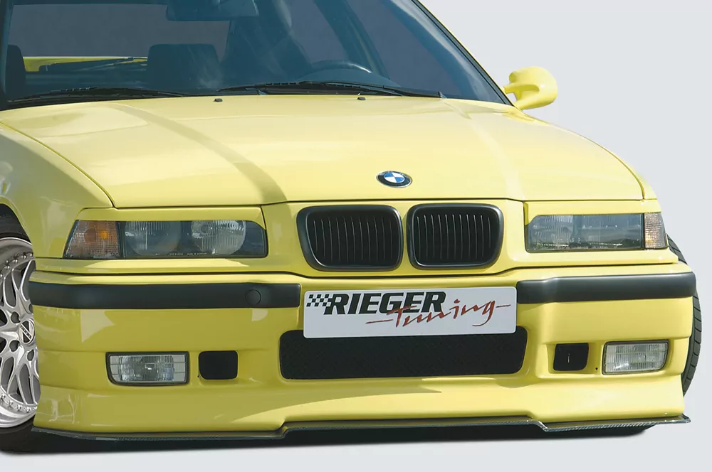 Rieger Spoilerstoßstange RT01 für BMW 3er E36 - Compact  inkl. 2 orig. Luftschächte 51712233361/62 carbon optik