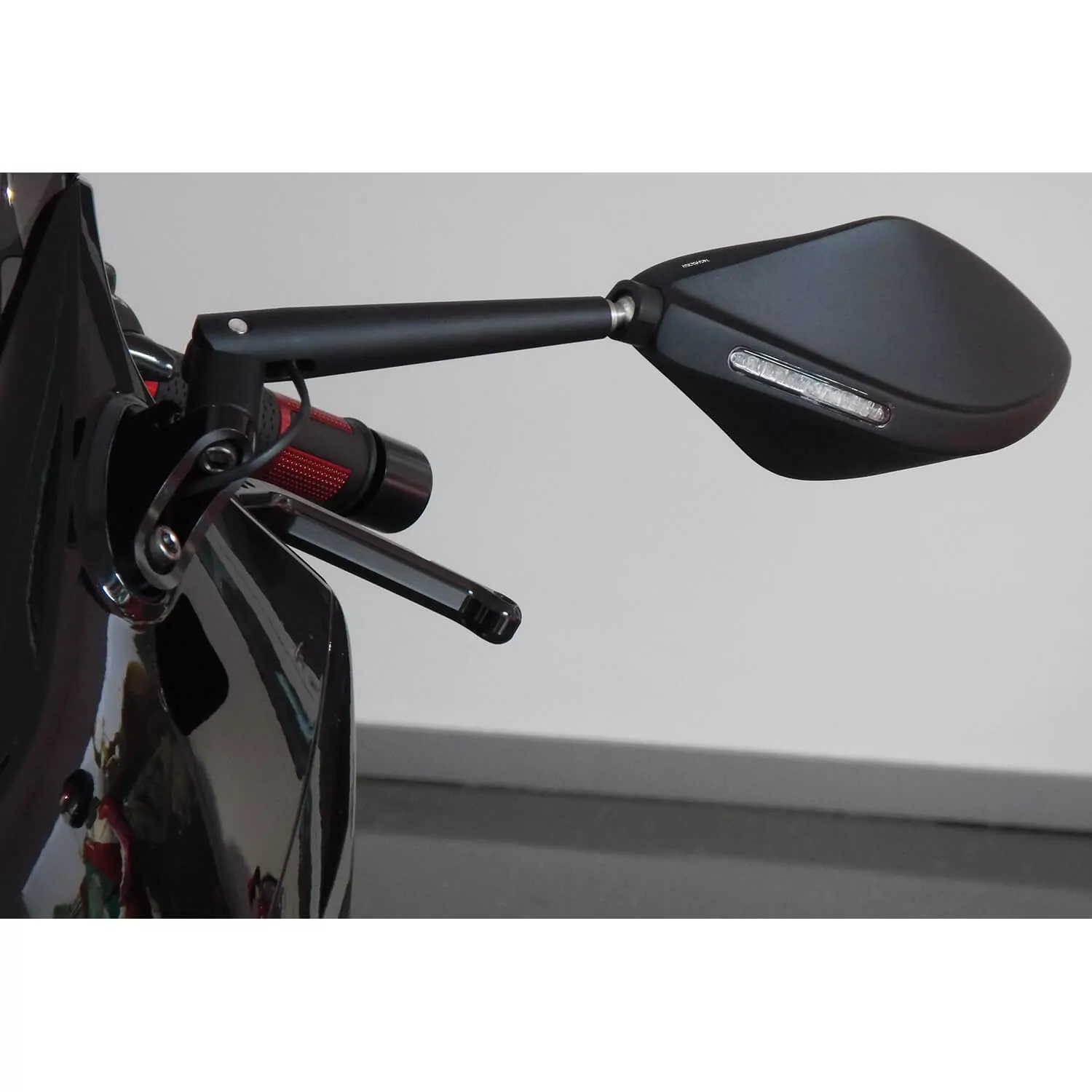 HIGHSIDER pro Verkleidungsspiegel Torezzo Schwarz Mit LED Blinker (Paar)