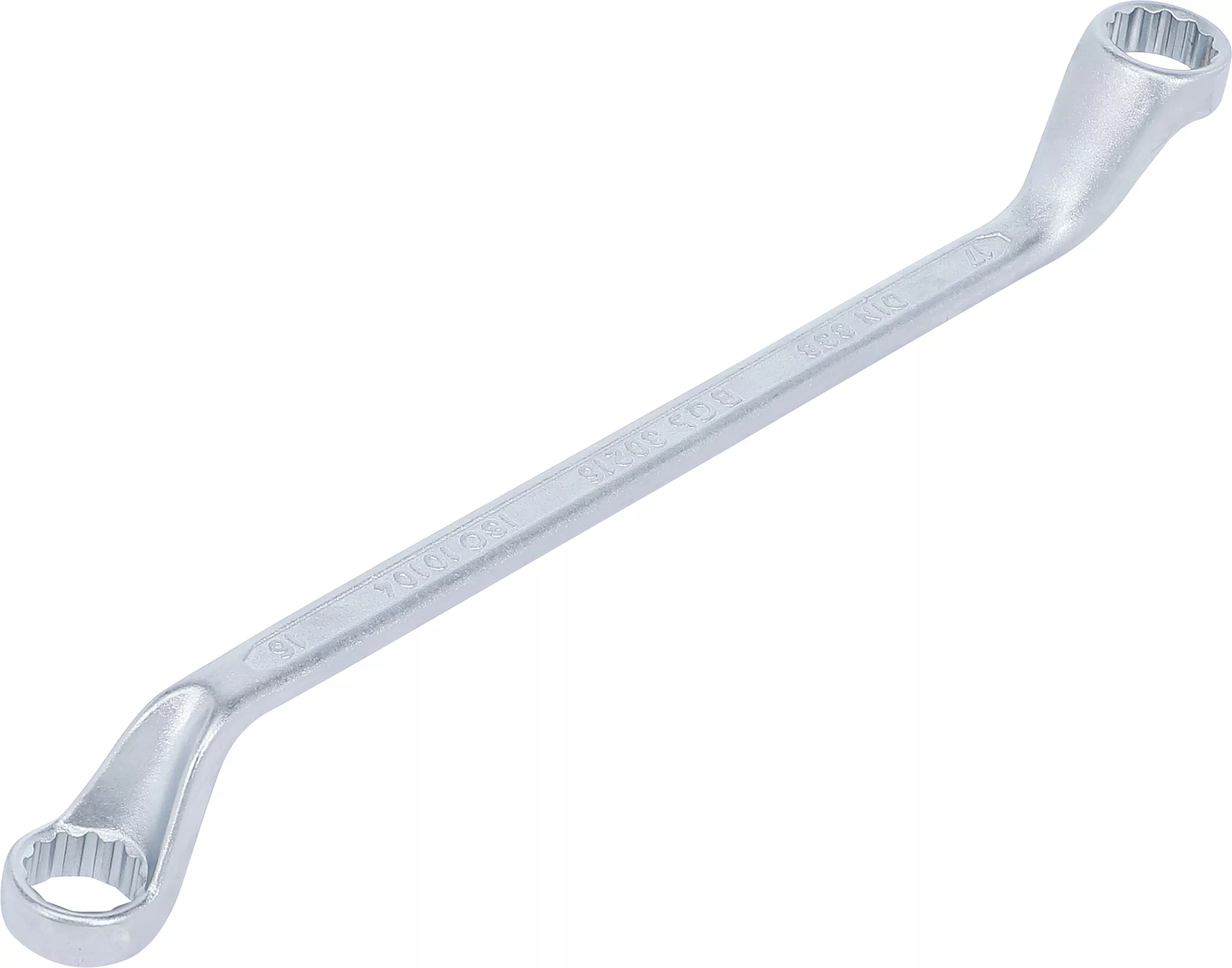 Doppel-Ringschlüssel | tief gekröpft | SW 16 x 17 mm