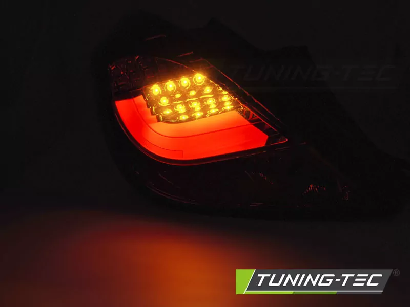 Opel Corsa D 3d 04.06-14 Red White Led Bar
