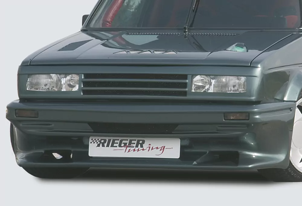 Rieger Spoilerstoßstange Breitbau I für VW Golf 1 -    carbon optik