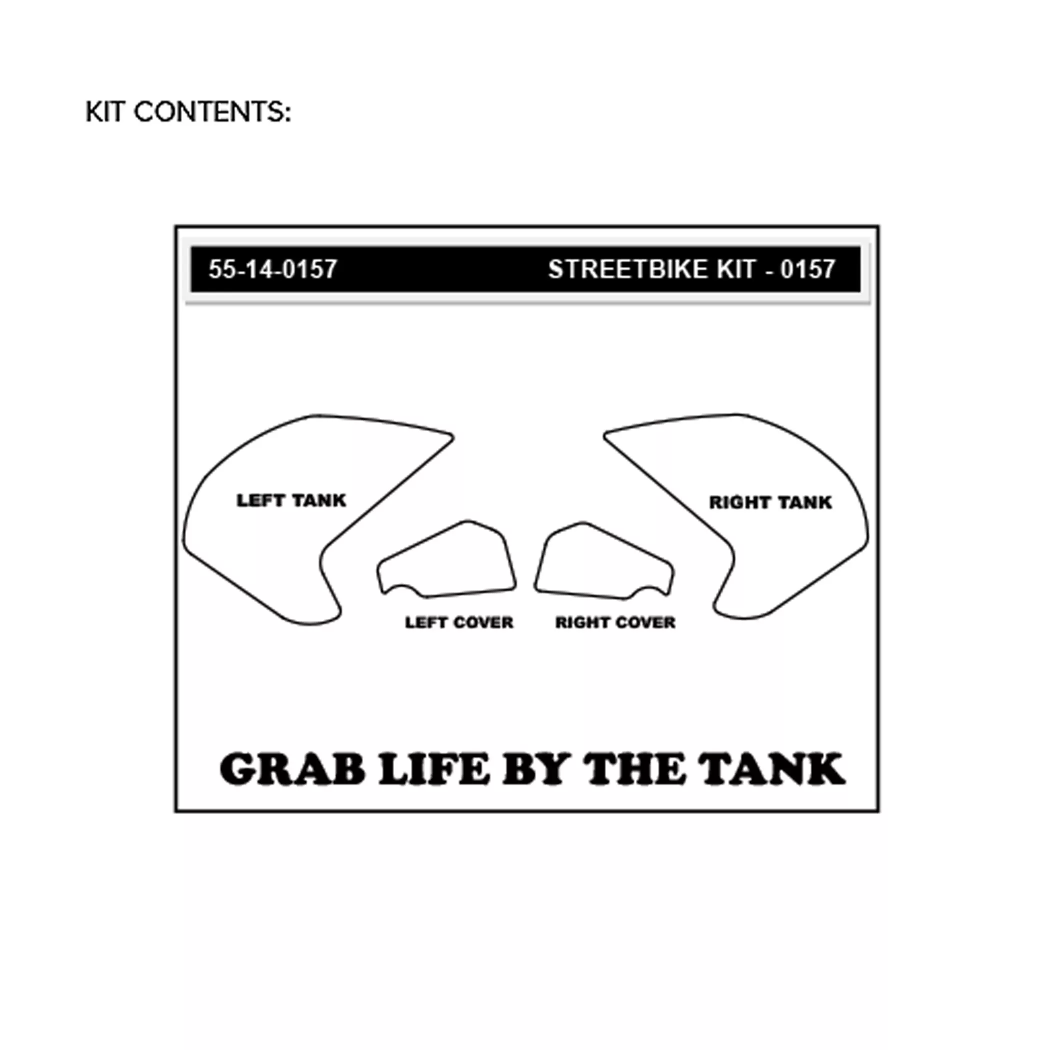 Stompgrip Traction Pad Icon für Yamaha MT-07 18-20 Hybrid