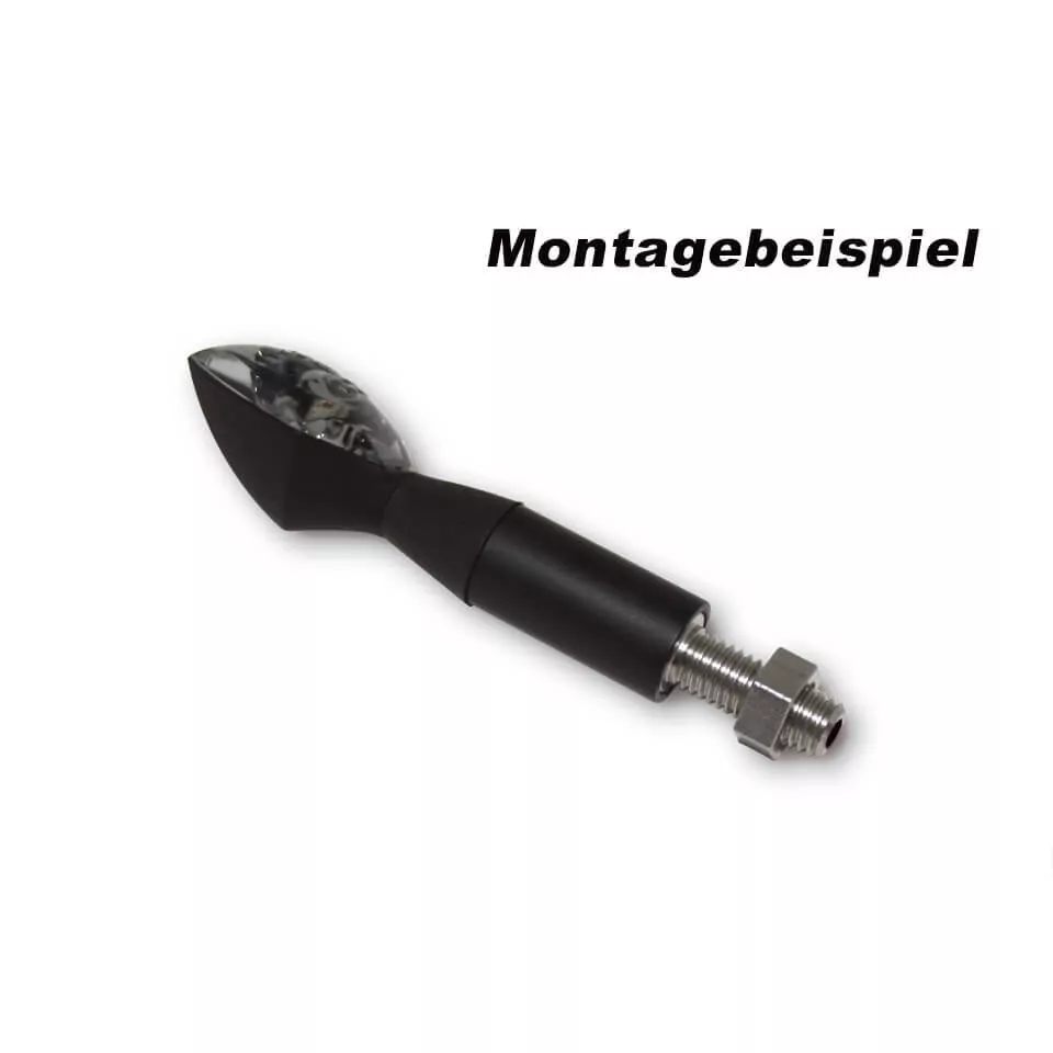 HIGHSIDER pro Indicator Stem Extension Black M8 (Pair)