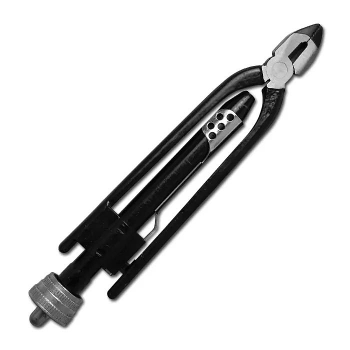 Draht-Drehzange mit Feder, 200 mm, schwarz, - für Drahtstärken bis 0,8 mm