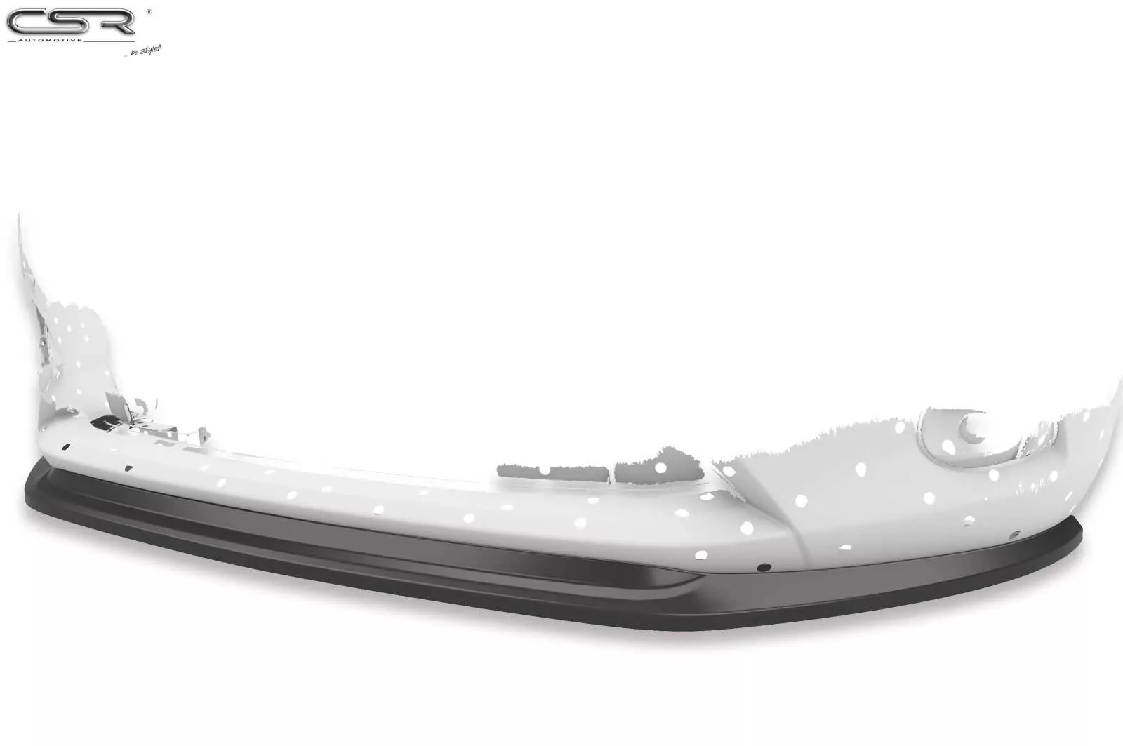 Cup-Spoilerlippe mit ABE für Mazda 2 (Typ DJ) CSL437-M Carbon Look (matt)