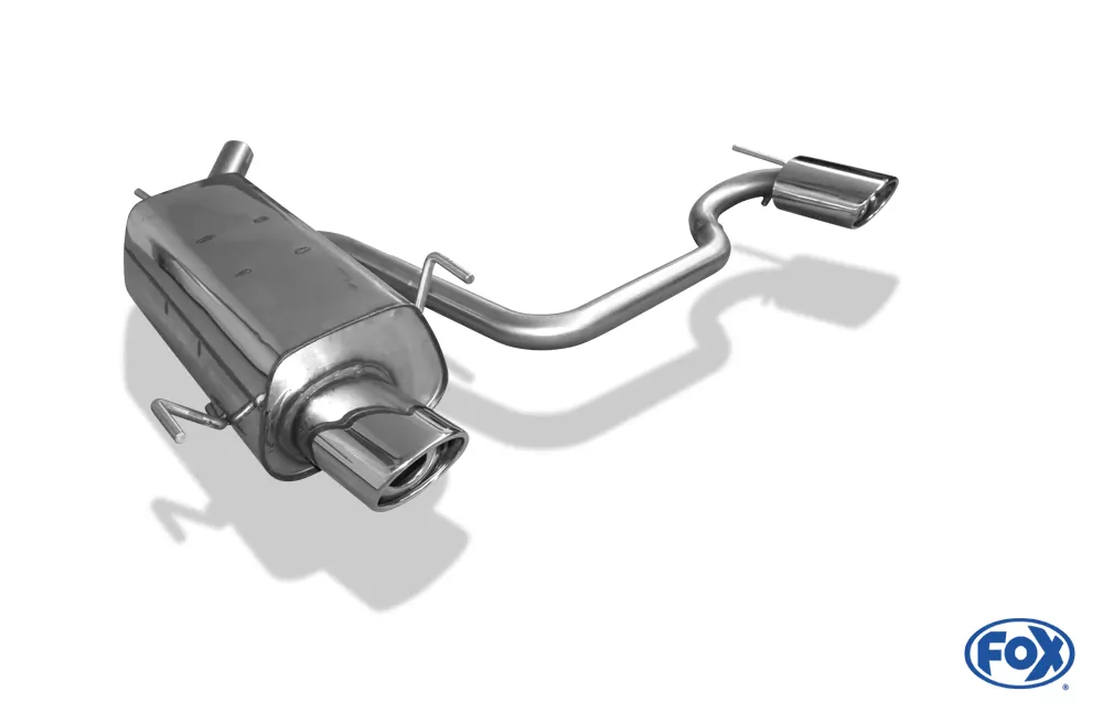 Opel Tigra B TwinTop  Endschalldämpfer Ausgang rechts/links - 115x85 Typ 33 rechts/links