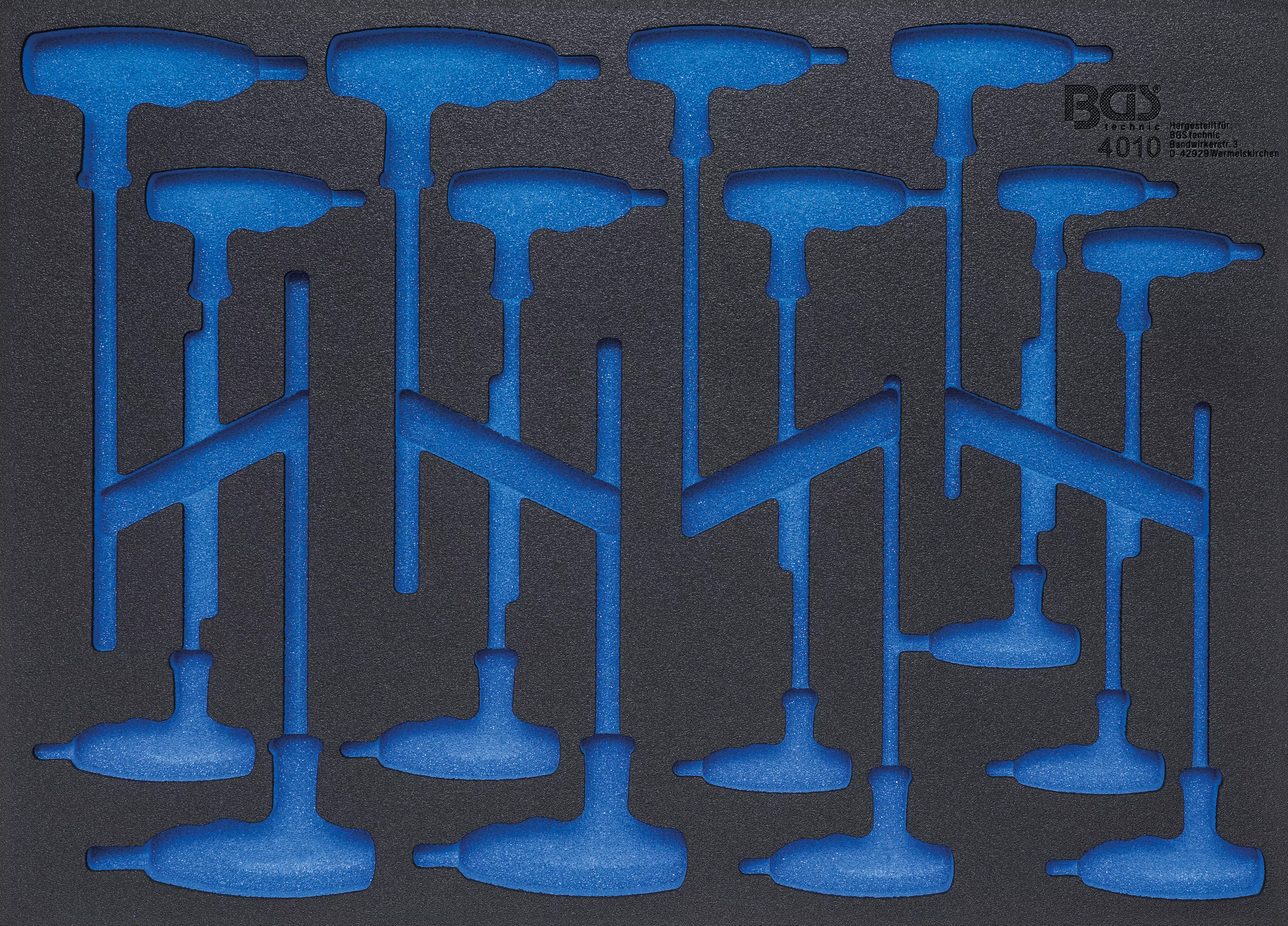 Werkstattwageneinlage 3/3 | leer | für Art. 4010