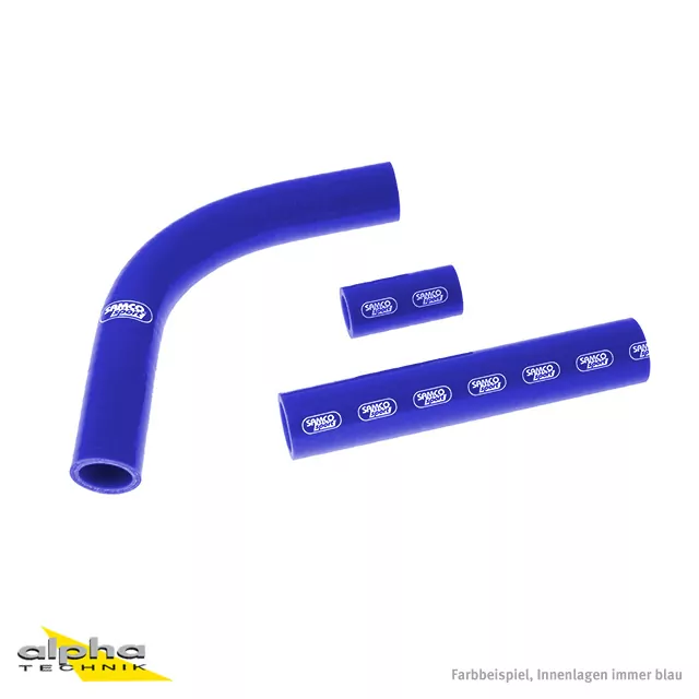 SAMCO SPORT Siliconschlauch Kit blau für Suzuki RG400 RG500 Gamma Modelljahr 1985-1987