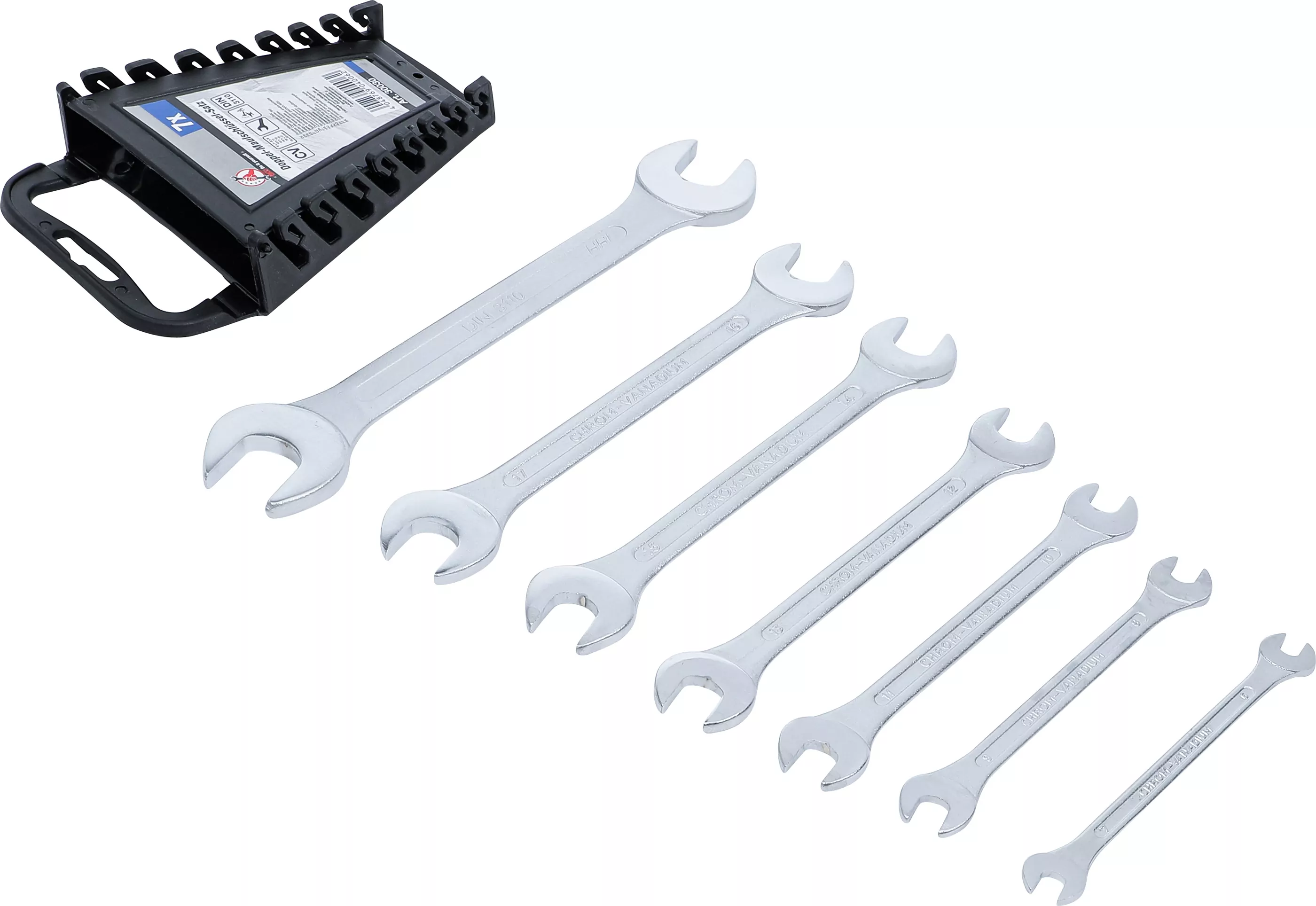 Doppel-Maulschlüssel-Satz | SW 6 x 7 - 19 x 22 mm | 7-tlg.