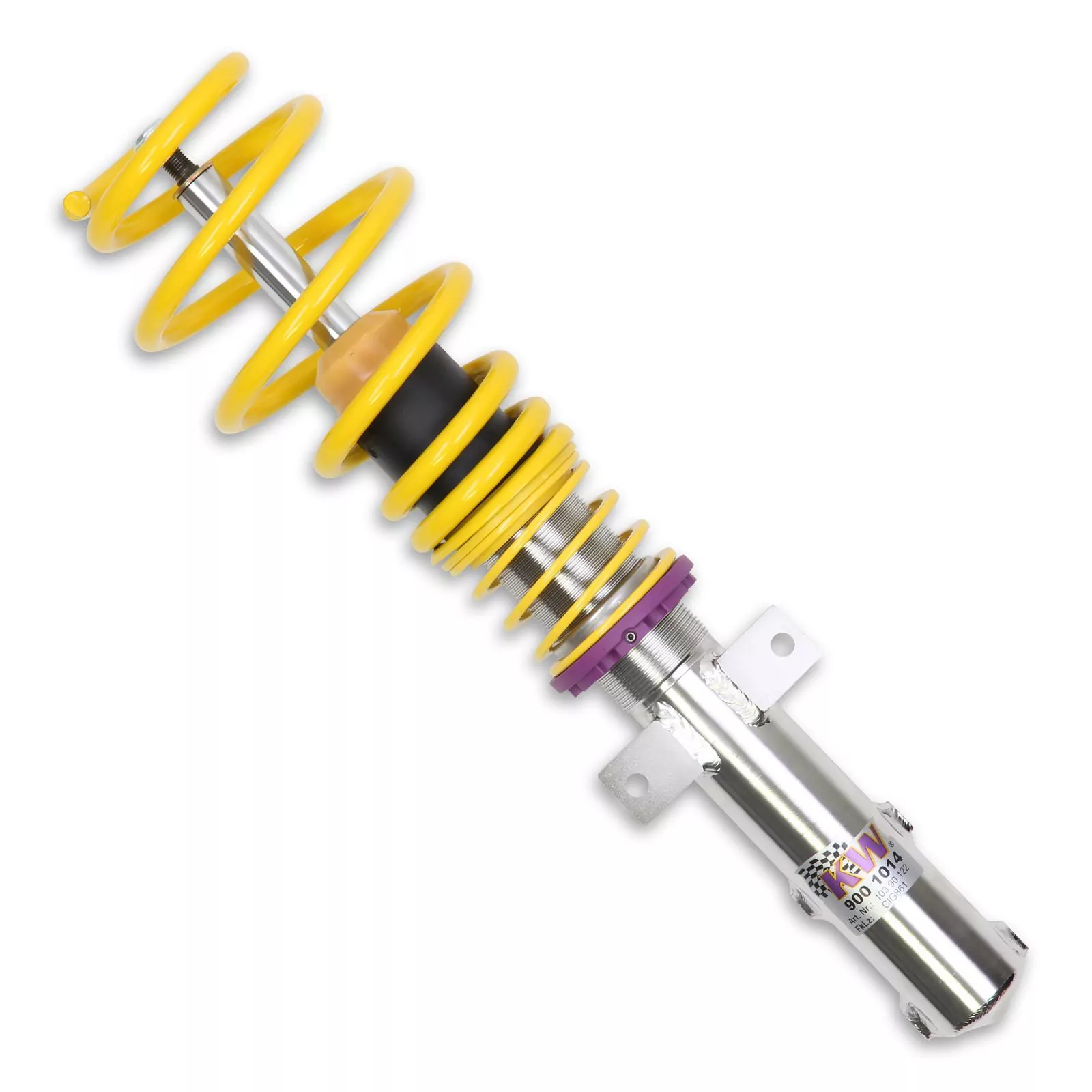 KW Gewindefahrwerk V1 inox RENAULT CLIO III (BR0/1, CR0/1) 01/2005-