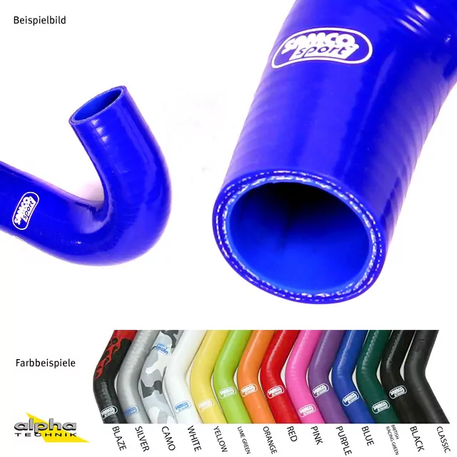 SAMCO SPORT Siliconschlauch Kit weiß für Suzuki GSXR600 GSXR750 Modelljahr 2006-2010