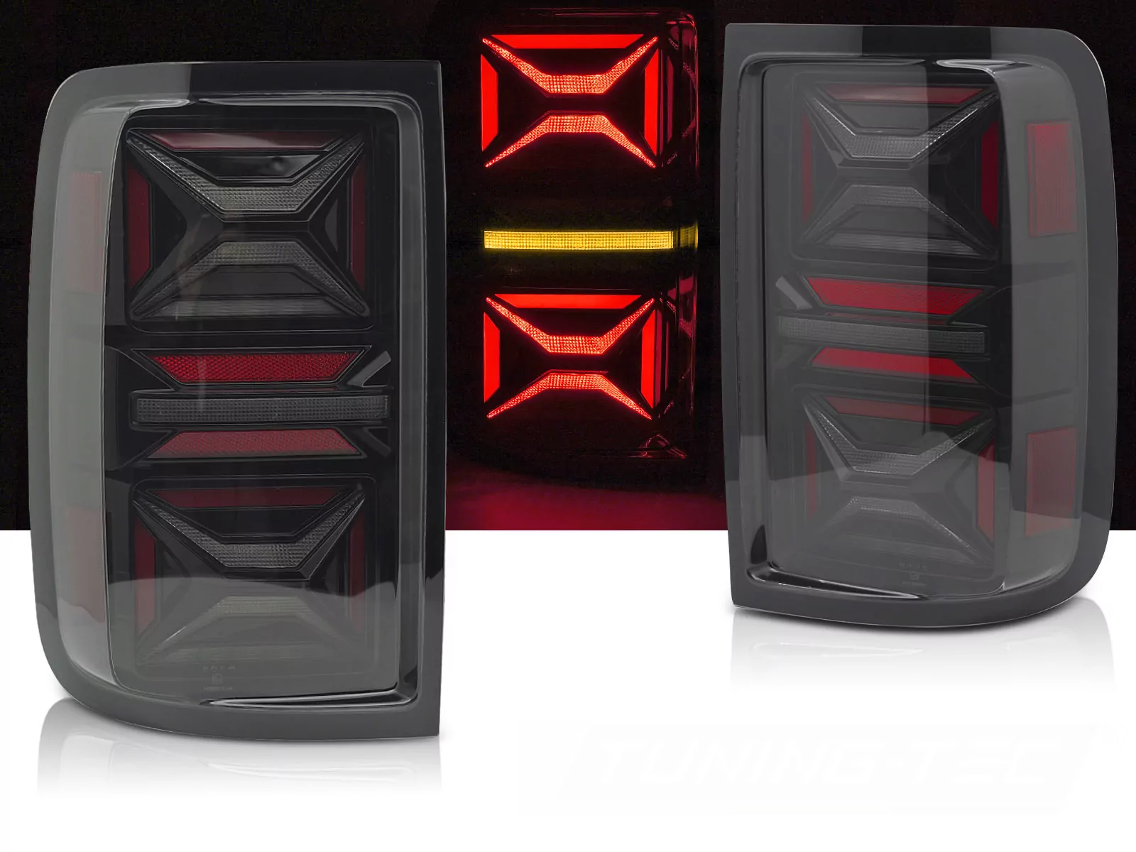 Led Tail Lights Smoke Fits Vw Amarok 09-22