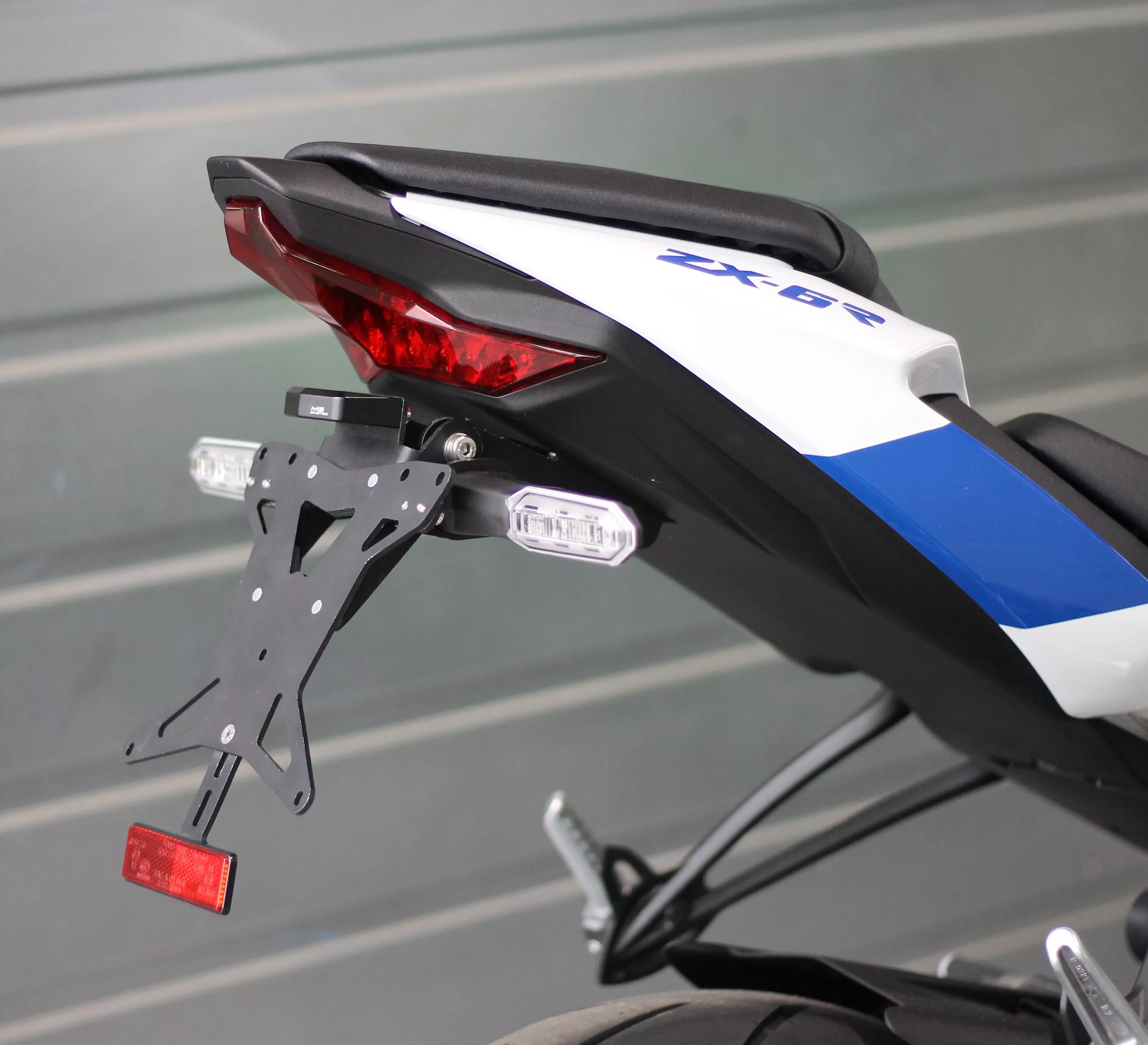 MG Biketec Kennzeichenhalter für Kawasaki ZX-6R Ninja ab 2023