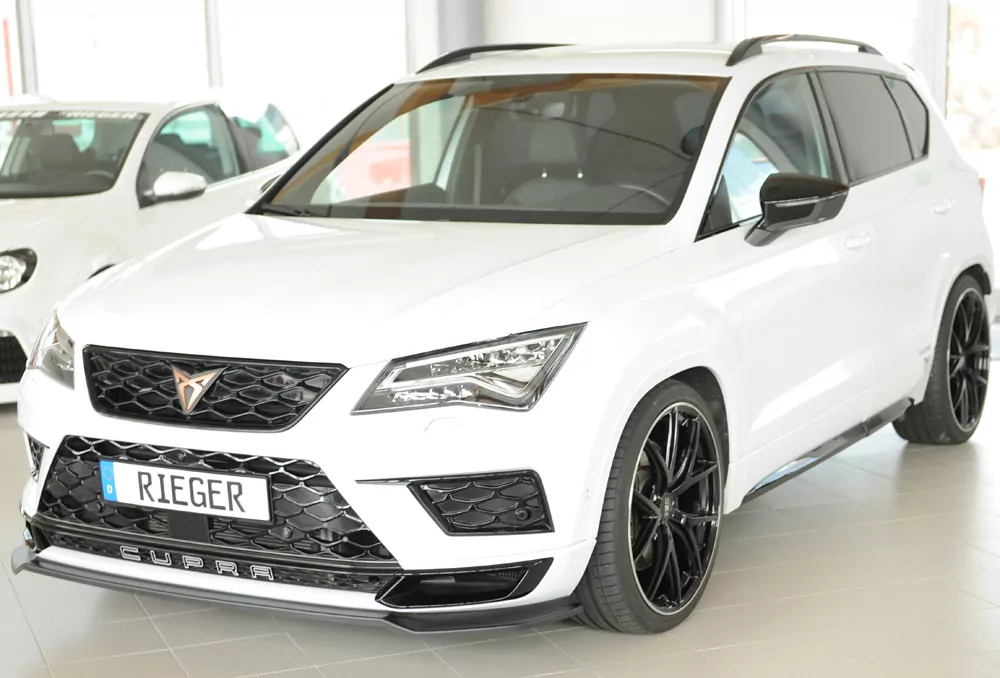 Rieger Spoilerschwert matt schwarz für Seat Ateca Cupra (5FP)  09.18-07.20 (bis Facelift)