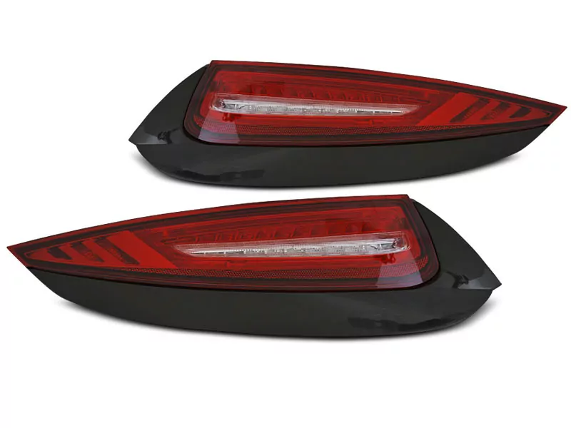 Led Tail Lights Red White Fits Porsche 911 997 09-12