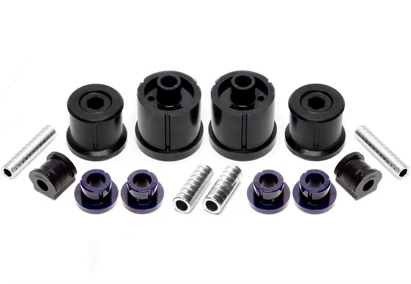 TA Technix PU-Buchsen Kit 14-teilig / Vorderachse mit Stabi 19mm +HA Ø =72mm / passend für Seat Ibiza, Cordoba (6L)/ Skoda Fabia, Roomster (6Y/5J)/ VW Fox (5Z)/ Polo (9N)/ Polo Stufenheck (9A)