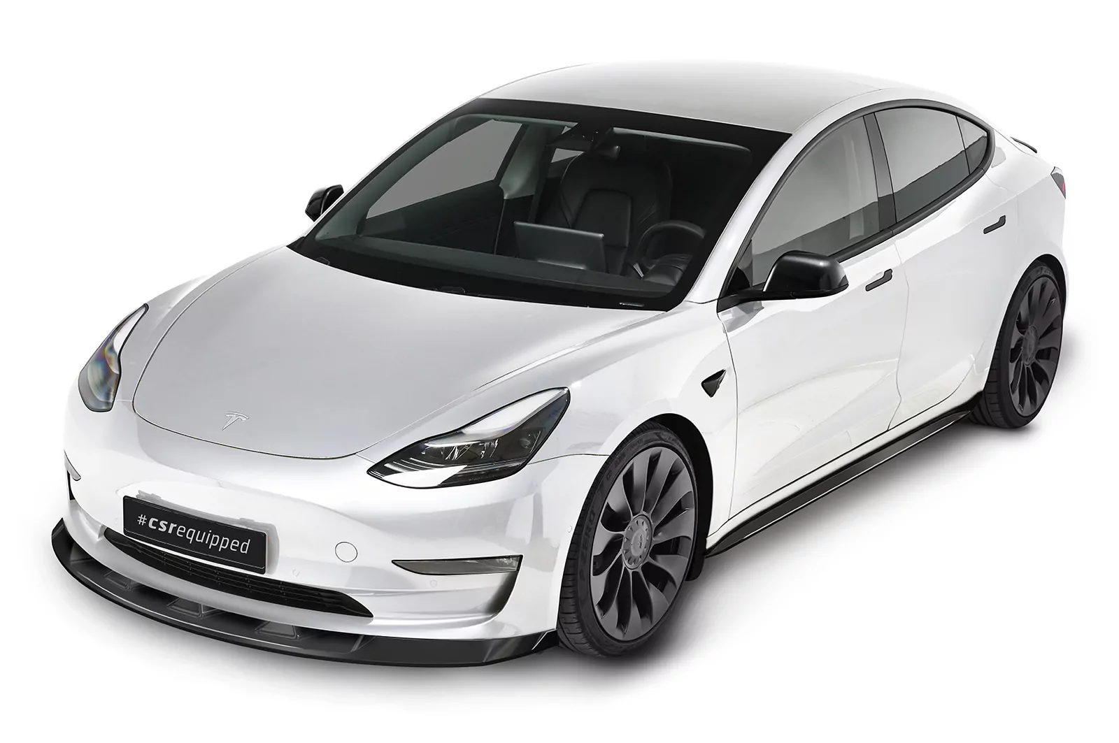 Seitenschweller für Tesla Model 3 SS474 Glossy (schwarz hochglanz)