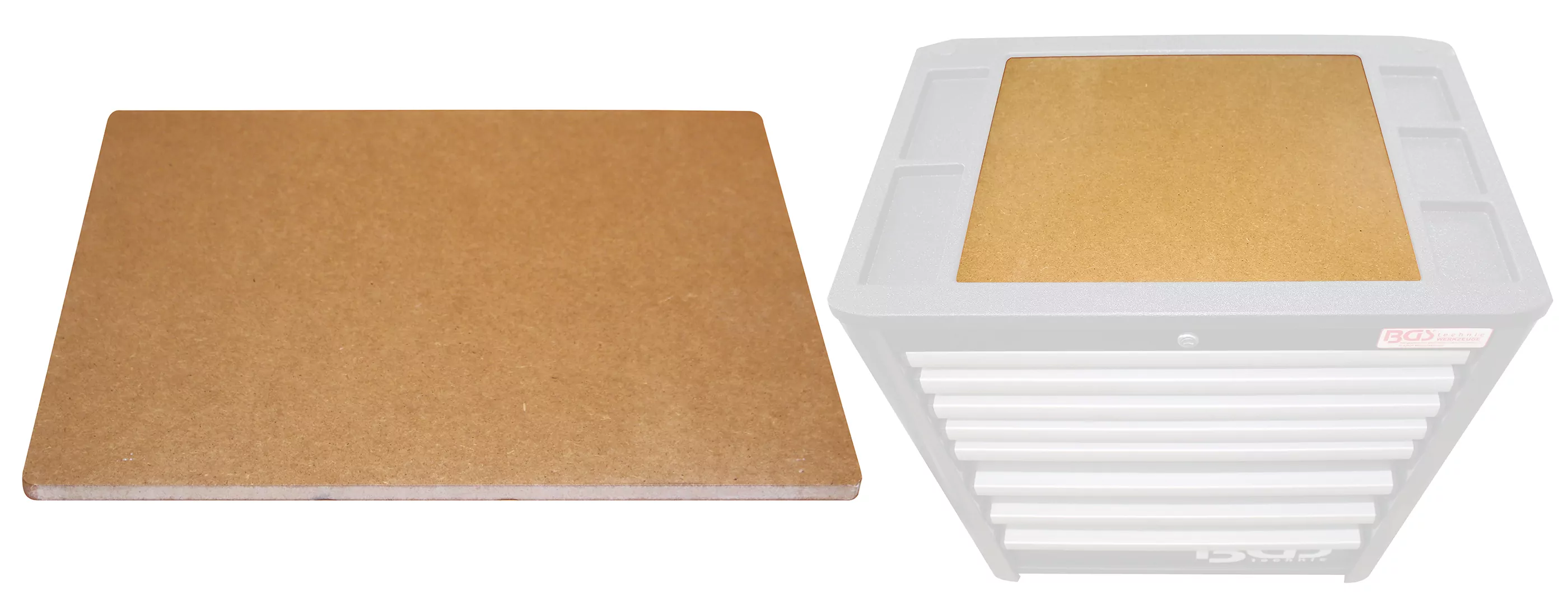 MDF-Holzplatten-Einsatz für Werkstattwagen PROFI