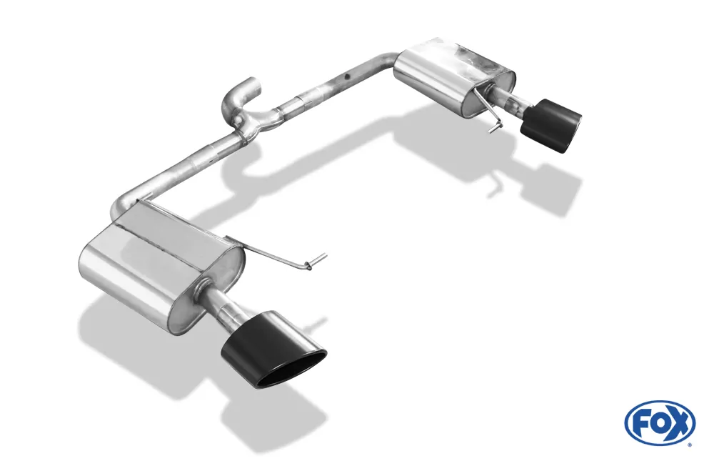 Seat Leon 5F ST 4x4 - Cupra 300  Endschalldämpfer rechts/links - 160x90 Typ 38 rechts/links schwarz