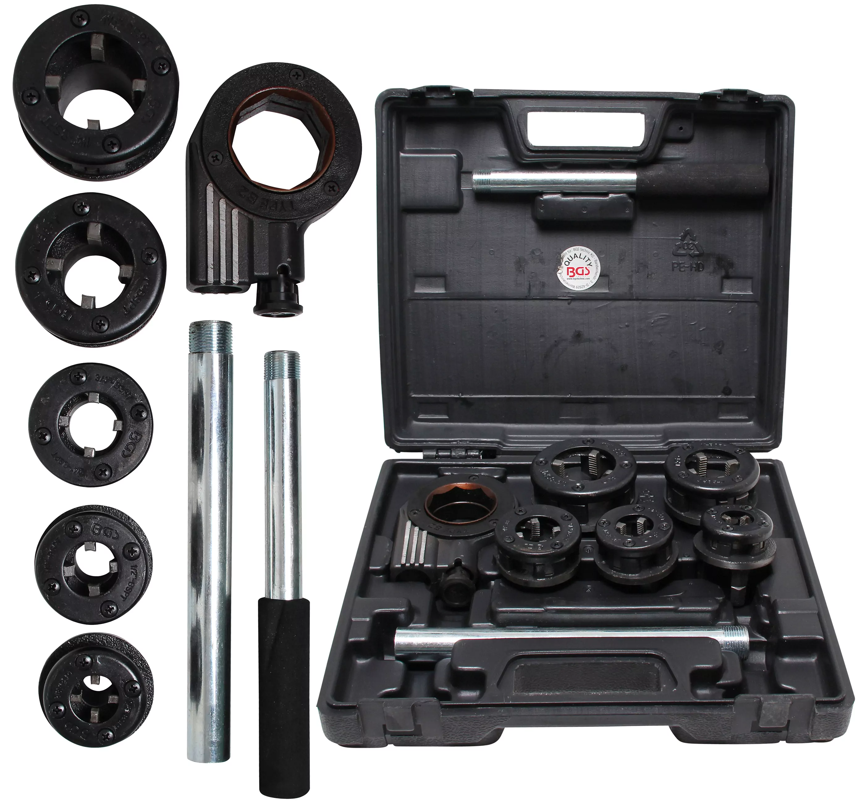 Schneidkluppen-Satz | 3/8" - 1.1/4" | 7-tlg.