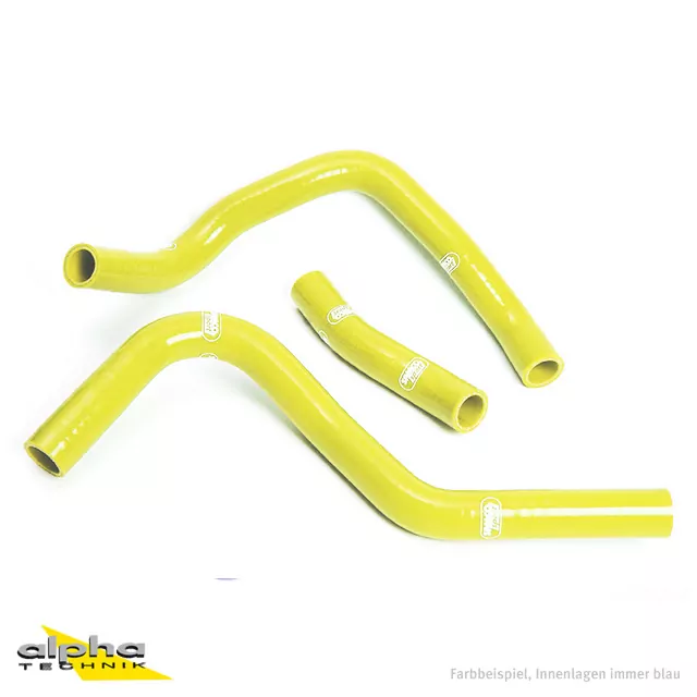 SAMCO SPORT Siliconschlauch Kit gelb für Suzuki GSXR1000 Modelljahr 2001-2004