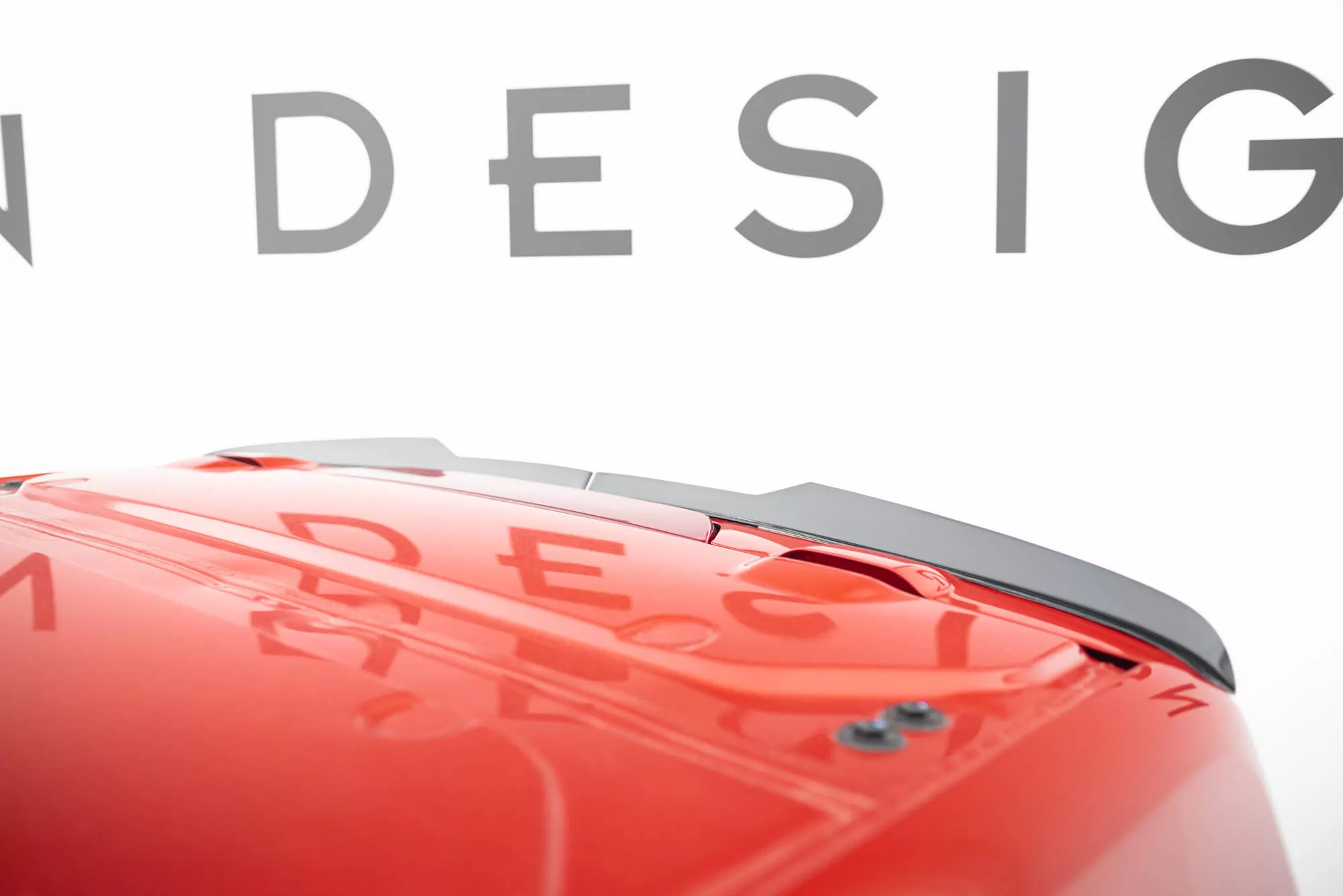 Spoiler CAP Für Ford Transit Custom Mk2 Schwarz Hochglanz