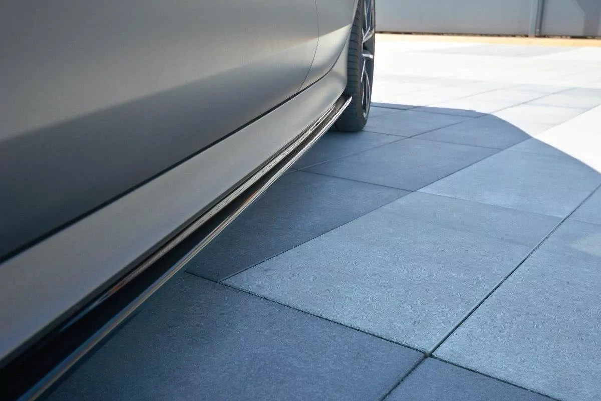 Seitenschweller Ansatz Passend Für Passend Für Audi RS7 FL Schwarz Hochglanz Schwarz Hochglanz