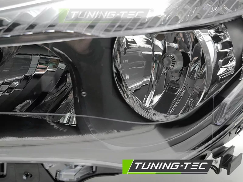 Headlight Black Left Side Tyc Fits Mercedes Cla W117