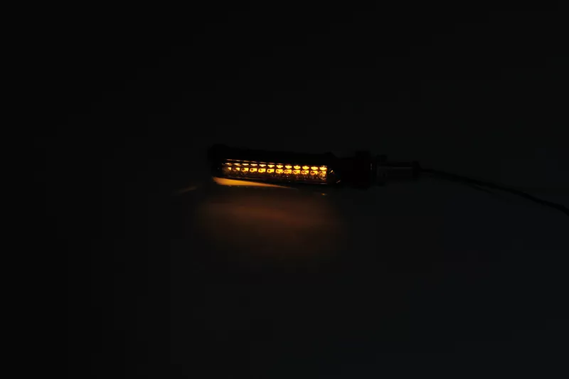 SHIN YO Flint LED Sequentiel Indicator Black/Smoke E-Approved (Pair)