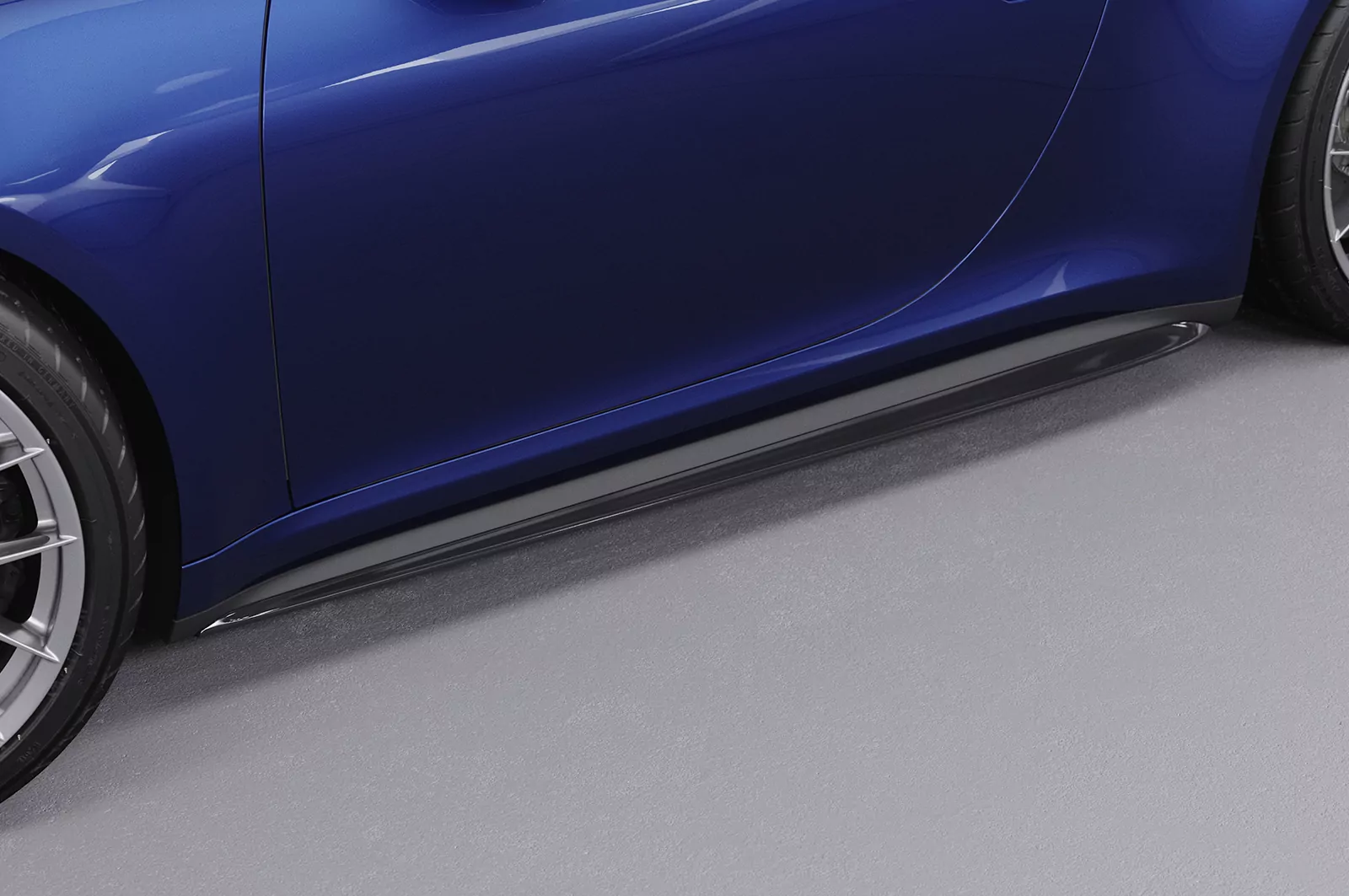 Seitenschweller für Porsche 911/992 SS471 Strukturiert (schwarz matt)